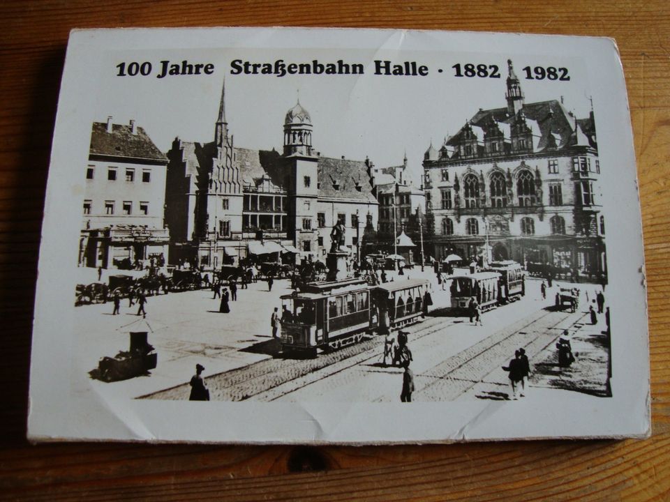 100 Jahre Straßenbahn Halle 1882-1982 - Postkarten in Bremen