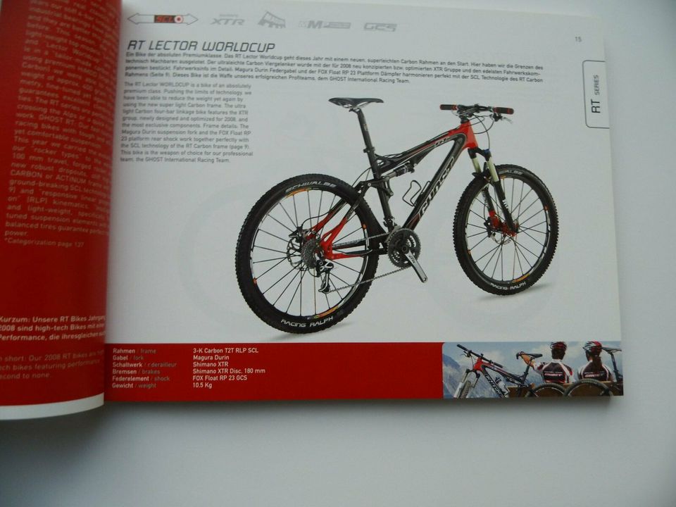 Ghost, Katalog, Broschüre, Prospekt, 2008, MTB, Race, Fahrräder in Rheda-Wiedenbrück