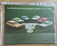 Prospekt Volkswagen  VW USA US 1979 Rabbit Dasher Scieocco Baden-Württemberg - Mannheim Vorschau