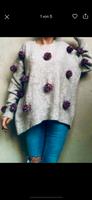 ZARA Bommeln Oversize Pullover Pulli bunt Gr34/36 S M Sachsen - Plauen Vorschau