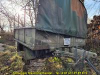 ex Bundeswehr 1-Achs Anhänger, Drehstabachse, Ersatzteilträger Bayern - Moosburg a.d. Isar Vorschau