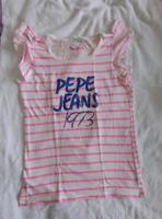 Pepe Jeans Shirt mit Rüschen Ärmel Gr. S Sachsen-Anhalt - Aschersleben Vorschau