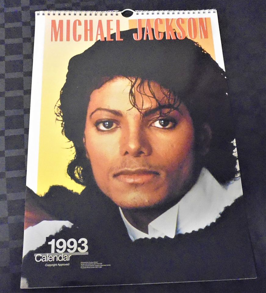 Michael Jackson Kalender 1993 Culture Shock Spiralbindung 30 x 42 in Coburg