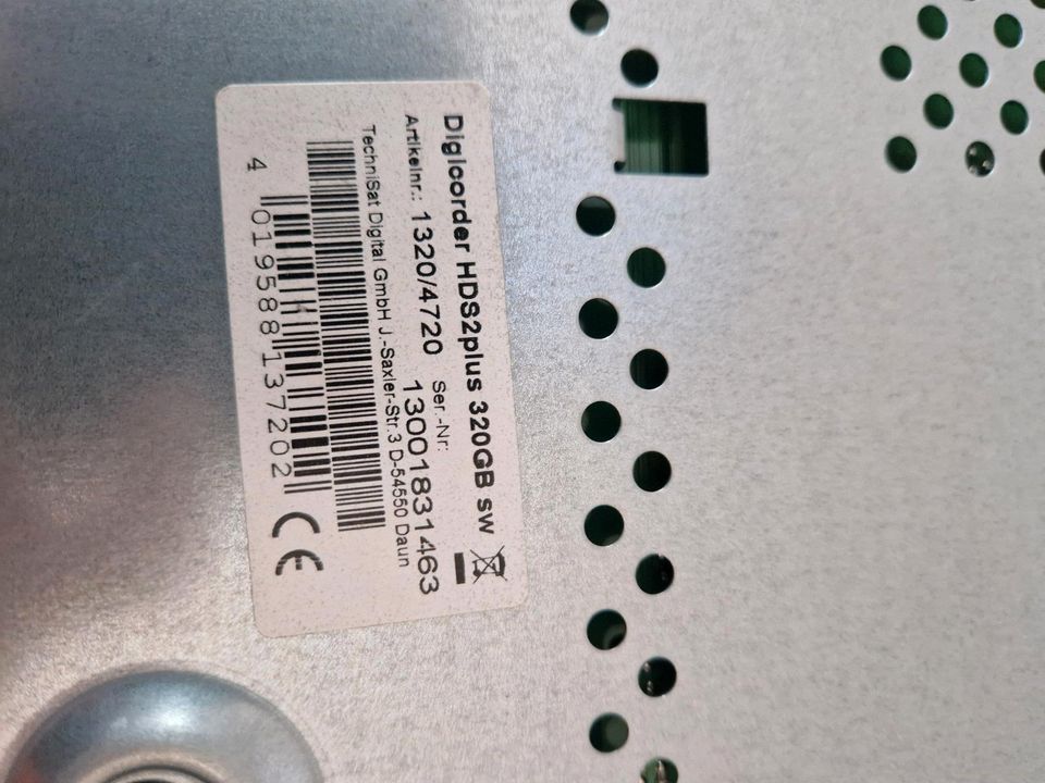 TechniSat DigiCorderHD S2 Plus.320 GB in Niederwerrn