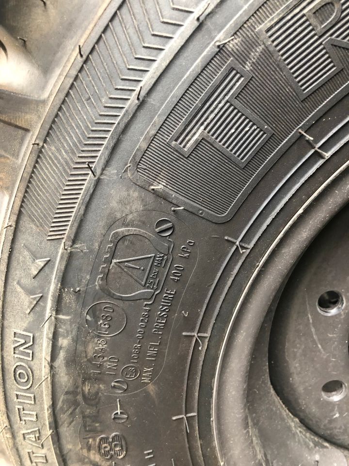 Nokian 340/80R18 TRI 2 *Weidemann, Kramer, Radlader, Räder* in Molfsee