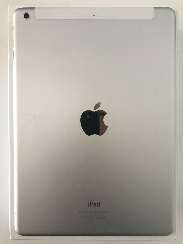 APPLE iPad Air 64GB WiFi + Cellular Silber Glasbruch für Bastler in Ravensburg