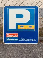 Parkplatz Reklameschild Südmilch Eiskrem München - Pasing-Obermenzing Vorschau