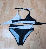 Bikini NEU schwarz weiß M 38 raffiniert gekreuzt Leipzig - Dölitz-Dösen Vorschau