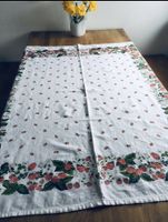 Tischdecke Leinen Erdbeeren Vintage Retro Nostalgie Baden-Württemberg - Kirchardt Vorschau