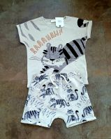 Next Set T-Shirt Shorts Tiger Safari beige neu 9-12/80 littlebee München - Schwabing-West Vorschau