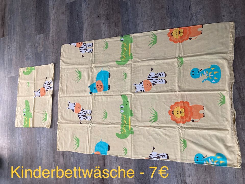 Kinderbettwäsche 135 x 100 Kissen Bettbezug Ikea Tchibo Zöllner in Groß-Gerau