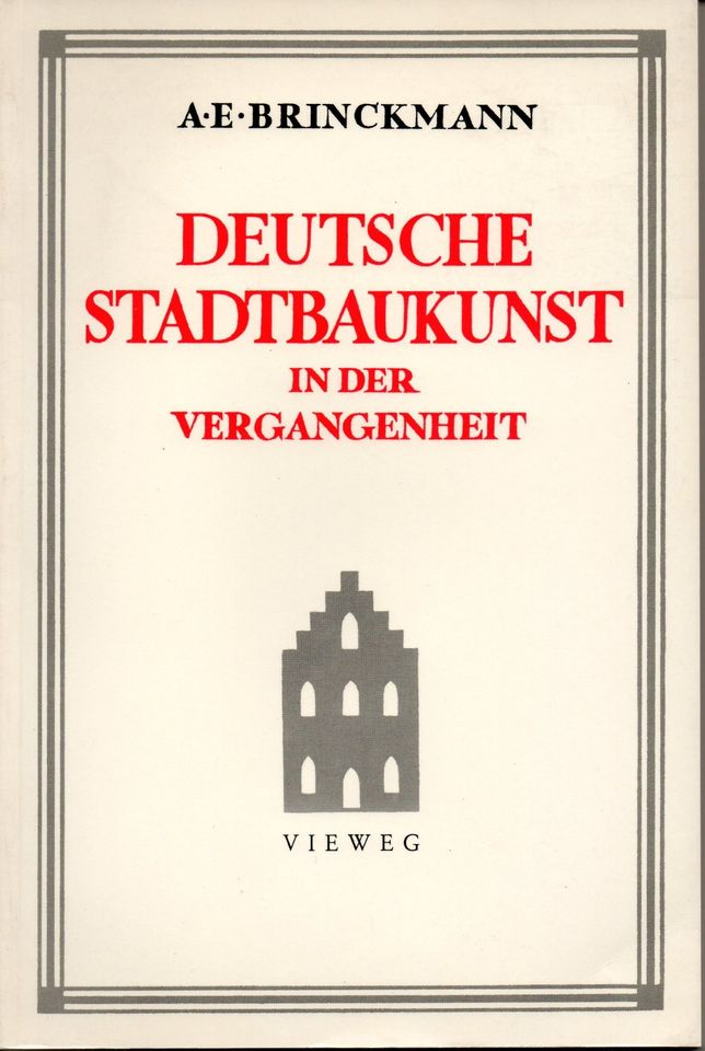 Fachbuch von A. E. Brinckmann: "Deutsche Stadtbaukunst" (Reprint) in Olpe