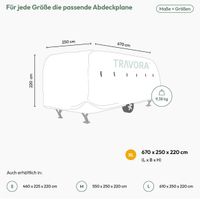 Wohnwagen Plane - Abdeckungplane 610/250/220 NEU / noch verpackt Bayern - Bubesheim Vorschau