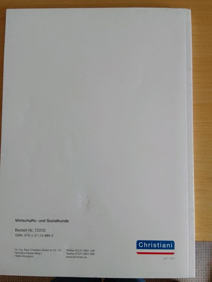 PAL-Prüfungsbuch Wirtschafts- und Sozialkunde 978-3-87125-889-3 in Berlin