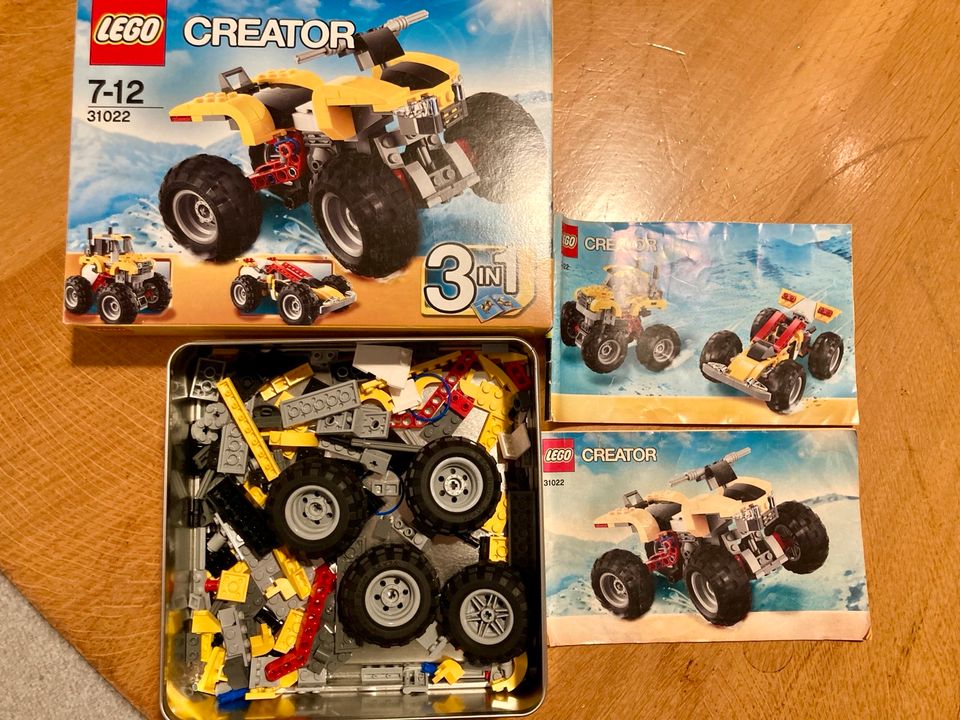 LEGO Creator 31022 Turbo-Quad Buggy Turbo-Truck 3 in 1 komplett in Melsungen