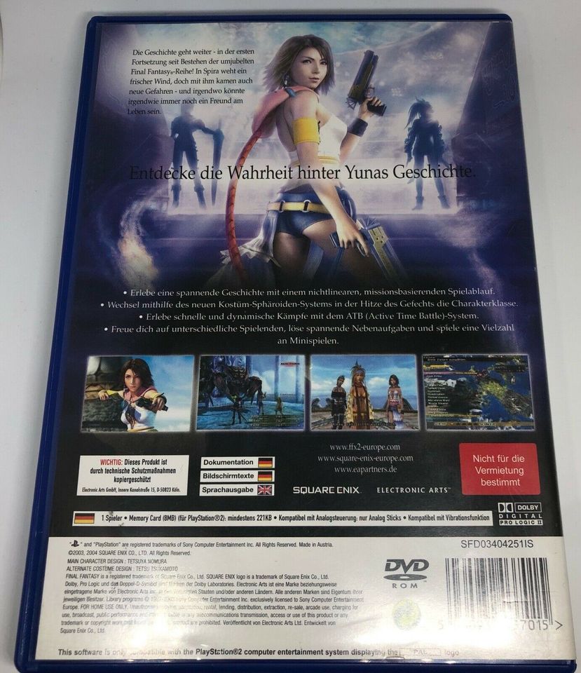 Final Fantasy X-2 für PlayStation 2 / PS2 / Spiel in Duisburg