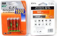 4x AAA Micro NI-MH 1,2V 1600 mAh WIEDERAUFLADBAR Rechargeable NEU Stuttgart - Untertürkheim Vorschau