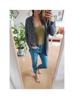 Promod Strick Cardigan Strickjacke S blau weiß meliert Hessen - Gießen Vorschau