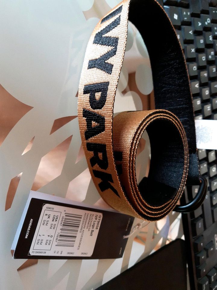 adidas IVY PARK Beyoncé Logo Belt Gürtel S/M GT9058 in Nordrhein 