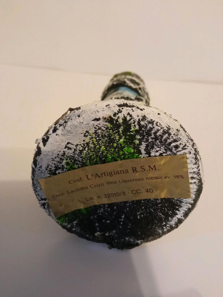 Likör Flasche außergewöhnlich San Marino gebraucht leer 15 cm in Radeburg