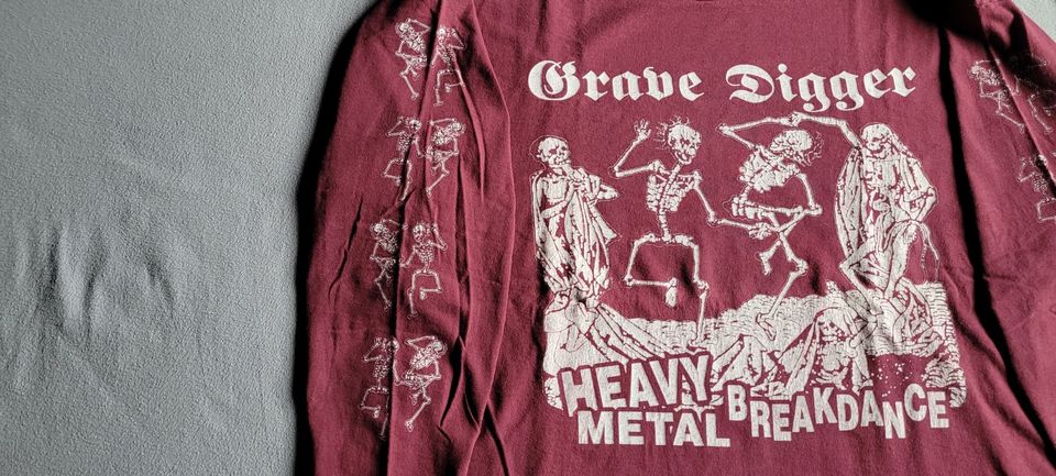 Grave Digger Heavy Metal Longsleeve Sammlungsauflösung Tourshirt in Kettenheim