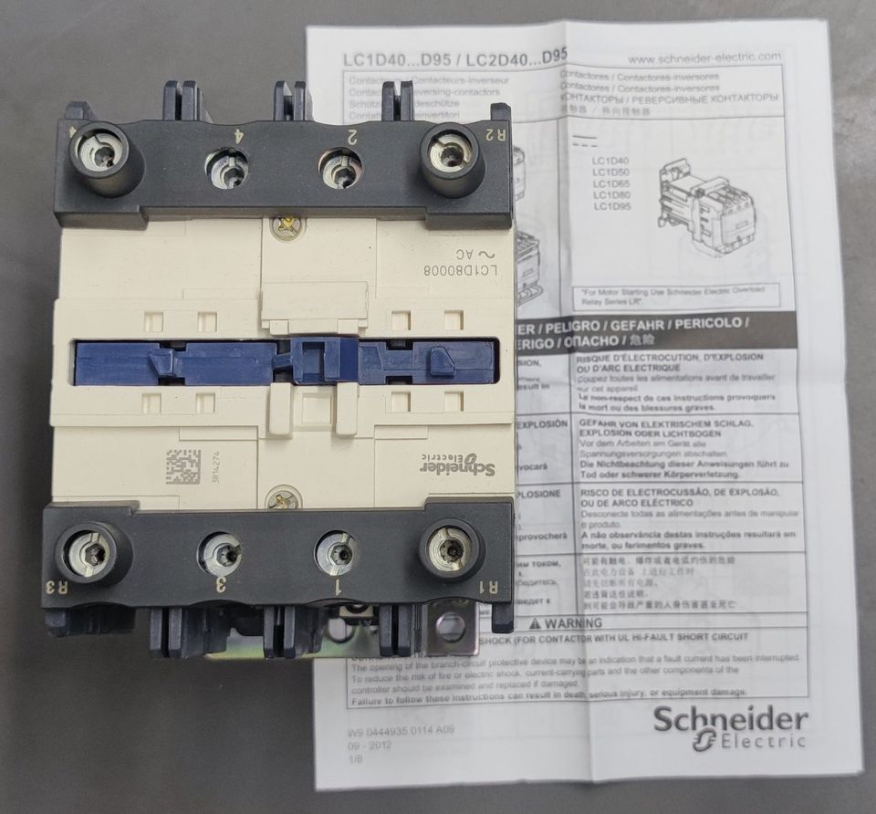 Schneider Schütz Motorschütz 110A LC1 D80008P7 neu in Essen