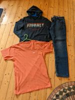Cooler Hoodie + Vans T-Shirt + JogDenim Jeans 158 Hessen - Runkel Vorschau