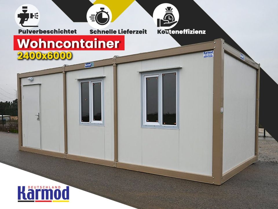 Containerhaus | Baucontainer | Lagercontainer | Raumcontainer | Imbisscontainer | Wohncontainer | Bürocontainer | Flüchtlingscontainer | Kassencontainer | Containeranlage / Individuelle Montage in Krefeld