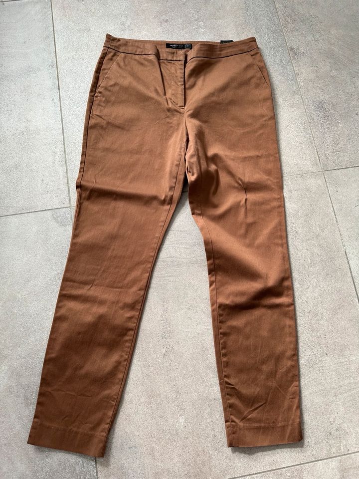 Hallhuber Hosenanzug Kurzer Blazer 7/8 Hose Gr. 38 braun in Viernheim