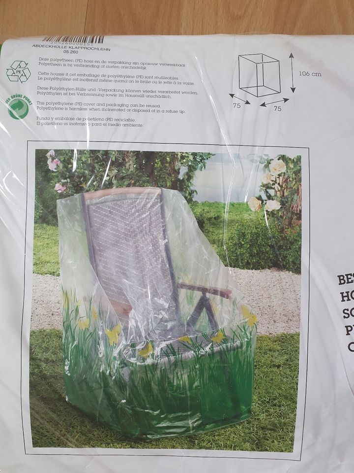 Hülle Haube Gartenstuhl draußen außen Schutz 75 x 75 x 105 NEU in Dortmund