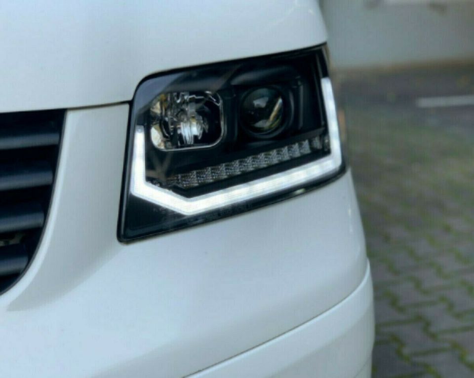 Led Tagfahrlicht Scheinwerfer dynamisch für VW T5 Bus BJ 03 - 09 in Calden