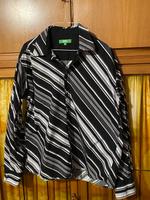 Langarm Hemd Bamboo L/XL retro schwarz weiß Muster vintage Nordrhein-Westfalen - Dormagen Vorschau