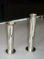 2 x Kerzenständer• Kerzenhalter • Edelstahl 13 + 16 cm h Lübeck - St. Gertrud Vorschau