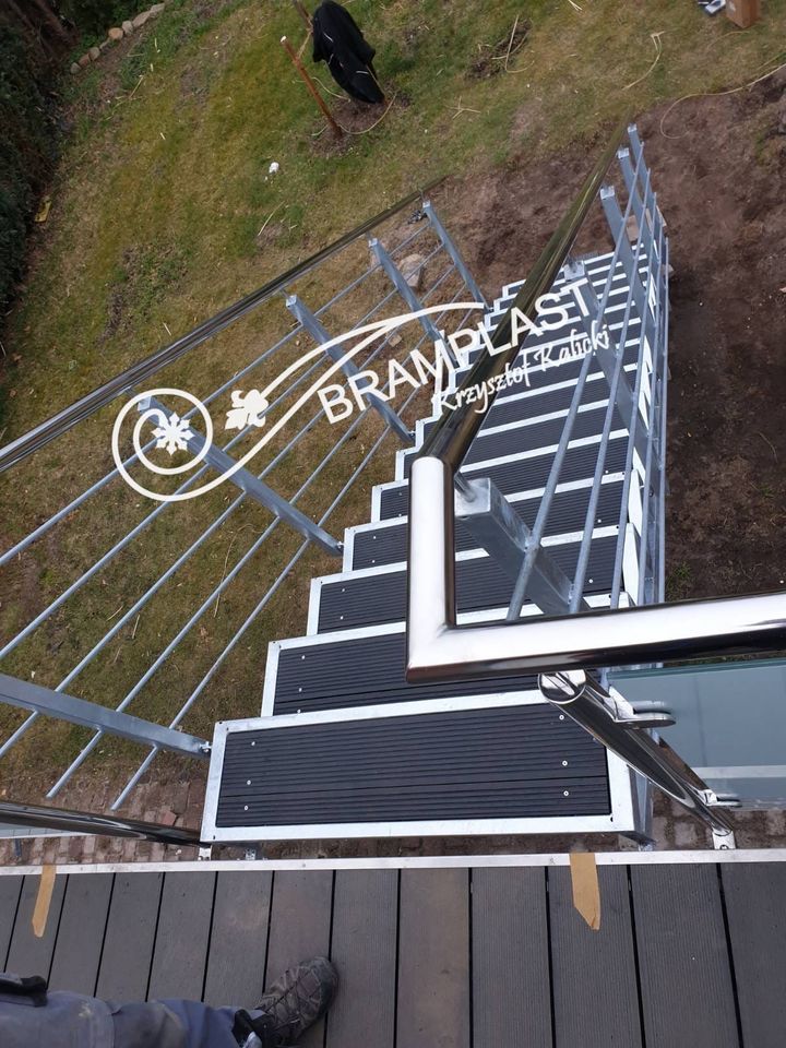 feuerverzinkte Metalltreppen, säurebeständige Balustraden in Saarbrücken