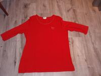 Shirt mit 3/4 Arm von Mia Moda Gr. 46 rot evt. vorgewaschen Thüringen - Auengrund Vorschau