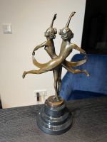 Bronzefigur Bronze 2 Tänzerinnen 36cm, signiert Jugendstil Dresden - Blasewitz Vorschau