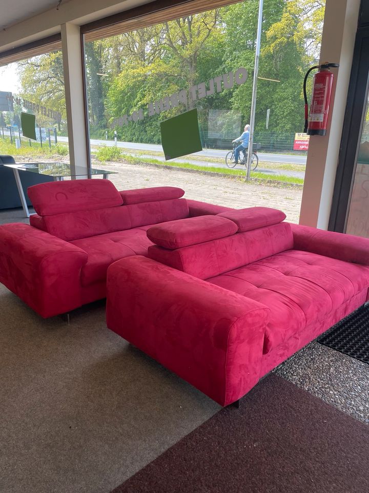 Ausverkauf Sofa Schlafsofa Ecksofa Bett Couch in Wietzen