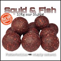 30Kg Squid & Fish Futterboilies, Boilies, Karpfen, Carp, Fox Niedersachsen - Uplengen Vorschau