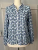 Boden Bluse Fay Shirt Paisley blau weiß gesmokt UK 12 38 Neu Berlin - Wannsee Vorschau