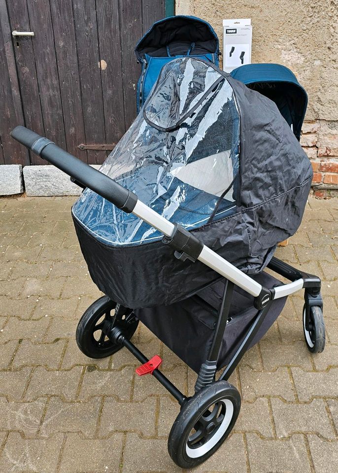 Neuwertiger Thule Sleek Kinderwagen incl. umfangreichen Zubehör in Mülsen