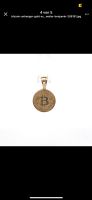 Bitcoin Anhänger Gold Schmuck 14 kt (585 Gold) Hessen - Wiesbaden Vorschau