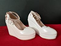 Hochzeit Schuhe, Jugendweihe Schuhe, Keilabsatz Schuhe Gr 35 Thüringen - Weimar Vorschau