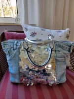 Tasche Jeans und Pailletten ❤️ Harburg - Hamburg Marmstorf Vorschau