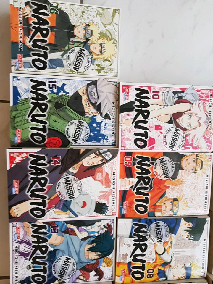 Naruto Massiv Manga Comic Band 1-16 in Pfinztal