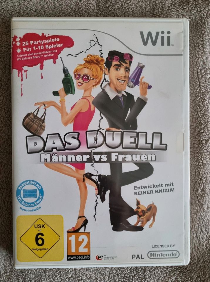 Wii Das Duell - Männer vs Frauen + Wii Play Motion in Erpel