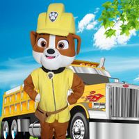 Rubble PawPatrol Maskottchen Kostüm Geburtstag Paw Patrol Party Berlin - Steglitz Vorschau