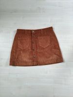 Rock Minirock A-Linie Only braun ocker Camel Cord XL Saarland - Merchweiler Vorschau