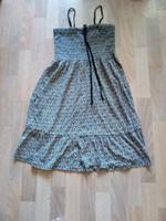 Strandkleid Gr. L Schwarz/Weiß/Orange gemustert Sachsen - Plauen Vorschau