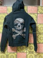Kapuzenjacke Hoodie schwarz Größe XS Totenkopf neuwertig Fishbone München - Trudering-Riem Vorschau