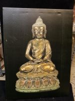 Buddha Bild Leinwand Kunstdruck schwarz gold 81x60cm Buddhismus Nordrhein-Westfalen - Gelsenkirchen Vorschau